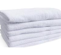 Towels N More 6 pack 20x40 100% RS Cotton Loops Towels - Absorbent, Soft & Fluffy Bath Towels - Small & Lightweight BathTowels Ideal for Bathroom Accessories for Home, Gym, Beach, Salon, Spa, Motel