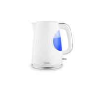 Tower T10083WHT Sonar Textured Kettle with Large Viewing Window & Blue Light, 360 Degree Base, 3000W, 1.7L, White