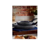 Tower Cerastone 2 Piece Forged Frying Pan Set with Non-Stick Coating and Soft Touch Handles, 20/28cm, Graphite, T81282