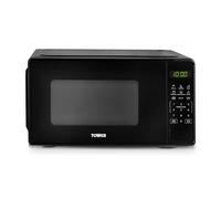 Tower 20L Digital Microwave, 800W, Black | 6 Auto Cook options, 6 Power settings, Defrost function, Child lock feature, 24.5cm Glass Turntable, T24045BLK
