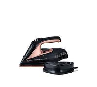 Tower T22008RG CeraGlide Cordless Steam Iron with Ceramic Soleplate and Variable Steam Function, Black and Rose Gold