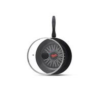 Tower Smart Start Non-Stick Forged Aluminium Pan, 28cm Black