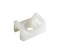 Tower 29CT75NU Cable Tie Cradle 22x16mm Natural (Pack of 100)