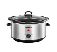 Tower 3.5 Litre Stainless Steel Slow Cooker