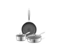 Tower 3pc Ti-Clad Fundamentals Pan Set in Silver Tower Silver
