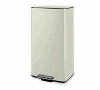 Tower 40 Litre Rectangular Pedal Bin - Cream