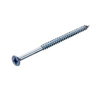 Tower 413008 Pozi Flathead Countersunk Twinthread BZP Screw 8 x 3” (Pack of 200)
