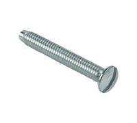 Tower 44S3550 Slotted Raised Countersunk Machine Screw BZP M3.5x50mm (Pack of 100)