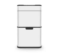 Tower Ozone Recycling Sensor Bin, 50L, Hands Free Opening, Carbon Filter, White T938021WHT