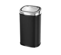 Tower 58-Litre Square Sensor Bin In Black Black