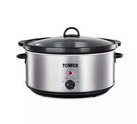 Tower 6.5 Litre Stainless Steel Slow Cooker