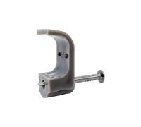 Tower 70CGKF60 6.0mm Single T&E Cable Clip Grey (Box of 100)