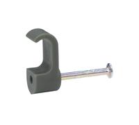 Tower 77CGPF10P 10.0mm Flat+ T&E Cable Clip Grey (Box of 50)