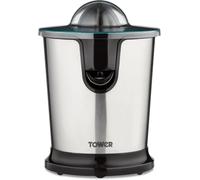 Tower 85W Citrus Juicer Freeflow Anti-Drip Stainless Steel 250ml
