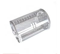Tower Air Fryer Basket, Stainless Steel Grill Roaster, 360° Rotating Drum Oven Round Rack Cage, Air Fryer Accessory For Peanut Coffee Bean Nuts BBQ(D)