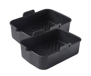 Tower Airfryer Pack of 2 Rectangular Solid Trays