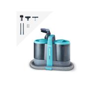 Tower Aquajetpro Spot Cleaner With Window Cleaning Attachment & Extension Pole, 1.5L Clean Water Tank, 0.8L Dirty Water Tank, 450W, Blue Aqua