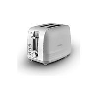 Tower Ash 2-Slice Toaster - Grey & Chrome Clear