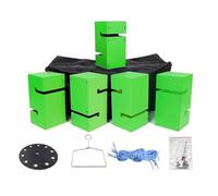 Tower Block Stacking Challenge Game for Team Building and Group Fun | Colorful ABS blocks with timed penalty rules turn ordinary gatherings into trust-building challenges for 5-20 players
