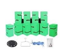 Tower Block Stacking Challenge Game for Team Building and Group Fun | Colorful ABS blocks with timed penalty rules turn ordinary gatherings into trust-building challenges for 5-20 players