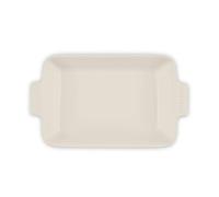Tower BO875001CRM Barbary & Oak Foundry Ceramic Rectangular Oven Dish with 1 Large and 1 Small Dish, Camembert Cream