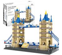 Tower Bridge Building Block Set - 1,052 Pieces, London Tower Bridge