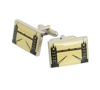 Tower Bridge Cufflinks - Onyx Art CK1006 London Landmark England Souvenir Gift In Premier Life Packaging