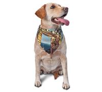 Tower Bridge in London Dog Bandana Pet Scarf Accessories for Small Medium Dogs Cats Photo Prop, Triangle Pet Bandanas Adjustable Puppy Bib Washable Dog Kerchief Puppy Neckerchief