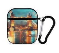 Tower Bridge in London England Night Case Compatible with AirPods 2nd 1st