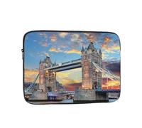 Tower Bridge In London Laptop Case Sleeve Water-Resistant Slim & Portable Shockproof Protective Cover For 10", 12", 13", 15", And 17" Laptops Bag Sleeve & Notebook Computer Pocket Case