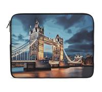 Tower Bridge in London Laptop Sleeve 10inch Laptop Protective Case for Women Men Shockproof Computer Cover Portable Notebook Briefcases Computer Carrying Bag Lap Top Protector Compatible with Notebook