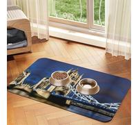 Tower Bridge in London Print Cat Food Mat Pet Feeding Mat for Floor Pet Supplies Dog Water Bowl Mat Dog Essentials