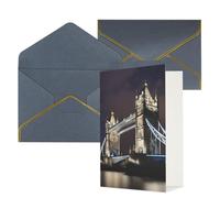Tower Bridge In London Print Greeting Card Paper, Half Fold To Cards For Birthday, Wedding, Party.