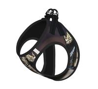Tower Bridge in London Print Step in Dog Harness and Leash Set,Adjustable Reflective Harness for Small Dogs Cats
