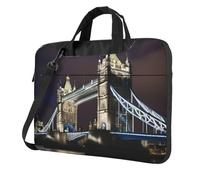 Tower Bridge In London Print Ultra-Thin Portable Laptop Bag Briefcase Working Business Casual Shoulder Bags