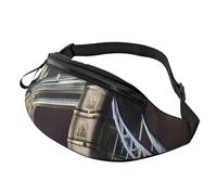Tower Bridge in London Print Unisex Pack Waist Bag Adjustable Lightweight Travel Accessory Purse Outdoor Gear