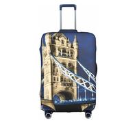 Tower Bridge in London Print Universal Travel Suitcase Cover Elastic Luggage Protector for Waterproof Washable