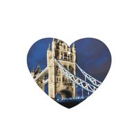 Tower Bridge In London Printing 10 Pieces Air Freshener Cards,Car Scented Hanging Air Freshener Fragrant Sheets For Car Use