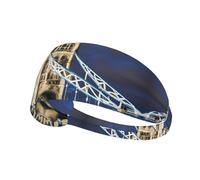 Tower Bridge in London Printing Double-Sided,Unisex Elastic Sports Headband,Ideal As A Gift for Sports-Loving Friends,Family