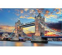 Tower Bridge London DIY 5D Diamond Painting by Number Unique Kits Home Wall Decor Crystal Rhinestone Wall Decor 40x50CM