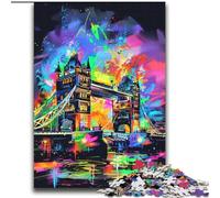 Tower Bridge London JigsawPuzzle 2000 Pieces for Adults, Challenging Game And Family Play Artists Collection, Fine Art for Age 14 Years Up (70x100cm)