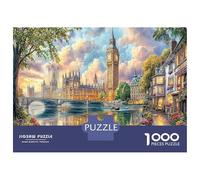 Tower Bridge Scene 1000 Piece Jigsaw Puzzles for Adults Puzzle Games Home Decoration 38x26cm/1000pcs
