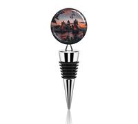 Tower Bridge The Sunset London England UK Wine Stoppers Reusable Zinc Alloy Beverage Bottle Sealer for Party Wedding