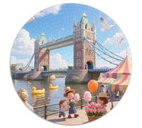 Tower Bridge1000 Pieces Jigsaw Puzzles BuildingCreative Jigsaw Puzzles Adults And Kids Difficult Jigsaw Puzzles1000pcs (67.5x67.5cm)