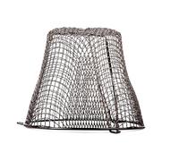 Tower Brown Plastic Coated Boiler Flue Terminal Guard Outlet 11'' X 6.5" Round K3 Plastic Coat Basket Cover