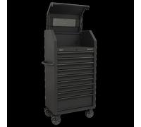 Tower Cabinet 9 Drawer 690mm with Soft Close Drawers & Power Strip