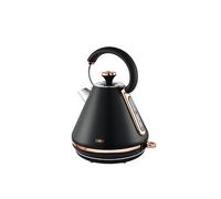 Tower Cavaletto 1.7L Pyramid Kettle - Black &Amp; Rose Gold One Colour