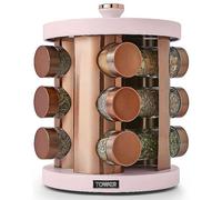 Tower Cavaletto 12 Jar Spice Rack Rose