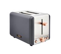 Tower Cavaletto 2-Slice Toaster - Grey &Amp; Rose Gold One Colour