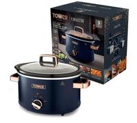 Tower Cavaletto 3.5L Slow Cooker 3 Heat Settings Dishwasher Safe Blue Rose Gold